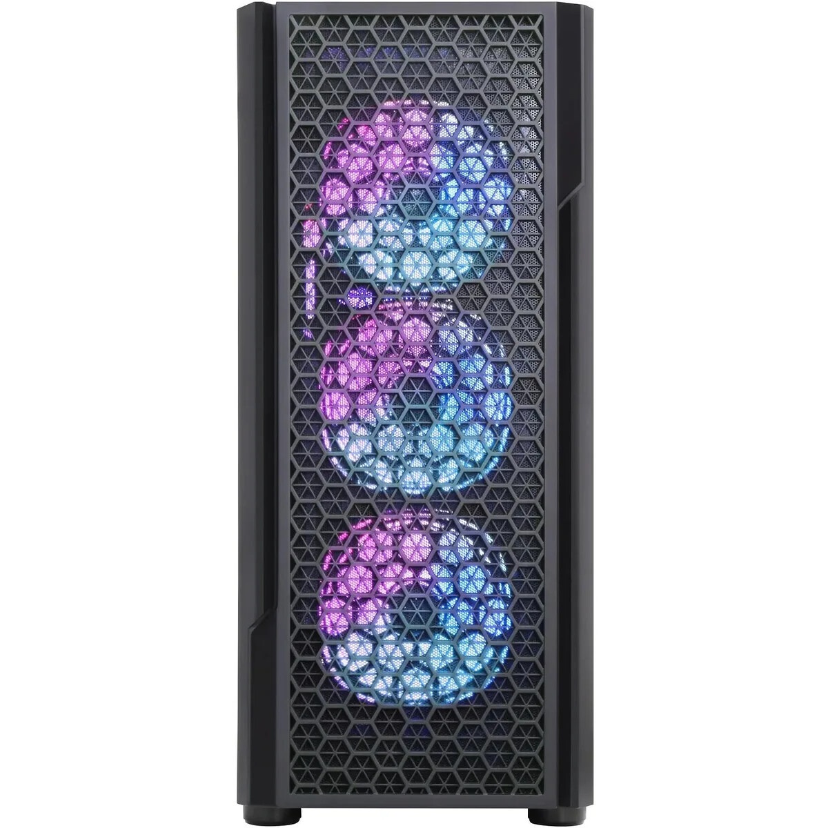 Компьютерный корпус Accord 3407 черный без БП ATX 2xUSB2.0 2xUSB3.0 audio bott PSU