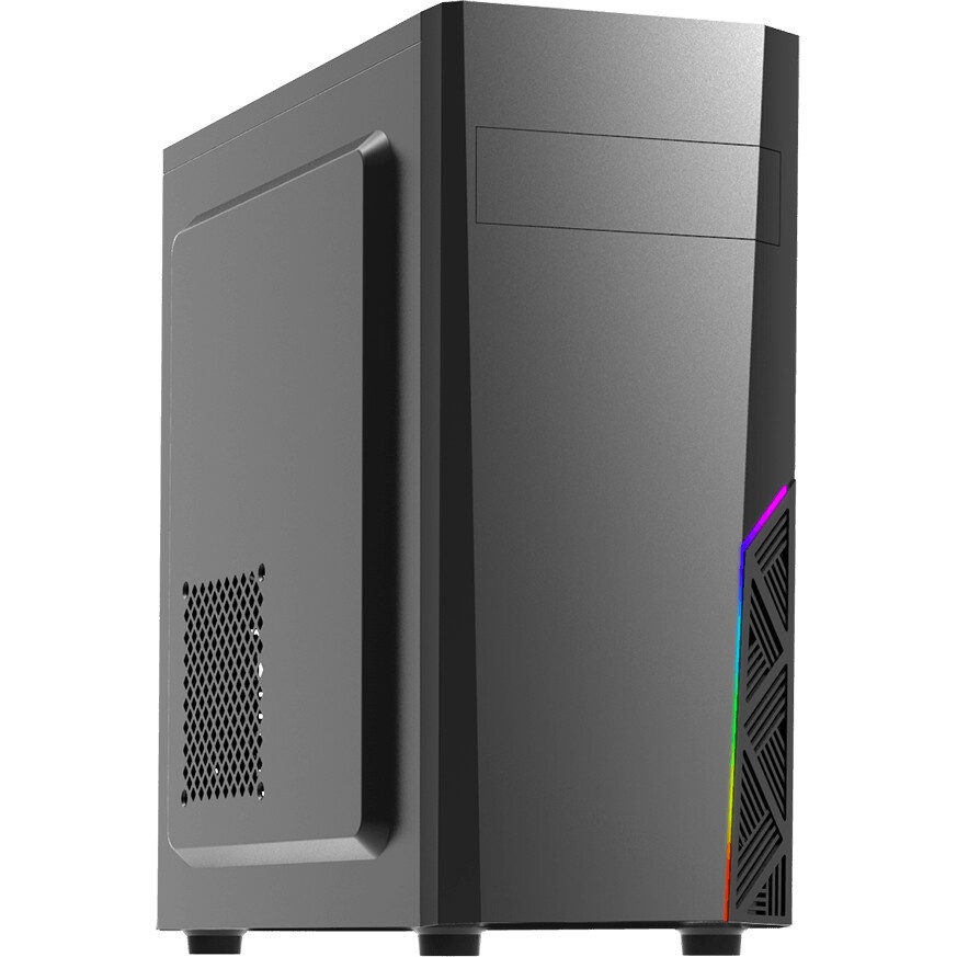 Компьютерный корпус Accord ACC-CL295RGB черный без БП ATX 4x120mm 2xUSB2.0 1xUSB3.0 audio