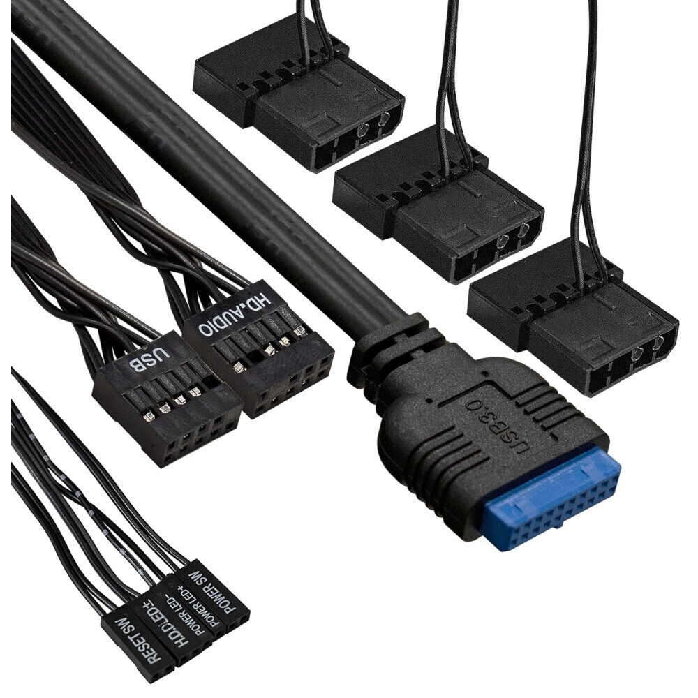 Корпус Miditower ExeGate EVO-8227-NPX700 (ATX, БП 700NPX с вент. 12см, 2*USB+1*USB3.0+HD Audio, черн