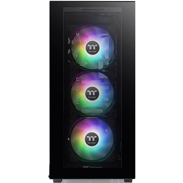 Компьютерный корпус Thermaltake V350 TG ARGB AIR черный без БП ATX 2x120mm 2x140mm 2xUSB2.0 1xUSB3.0