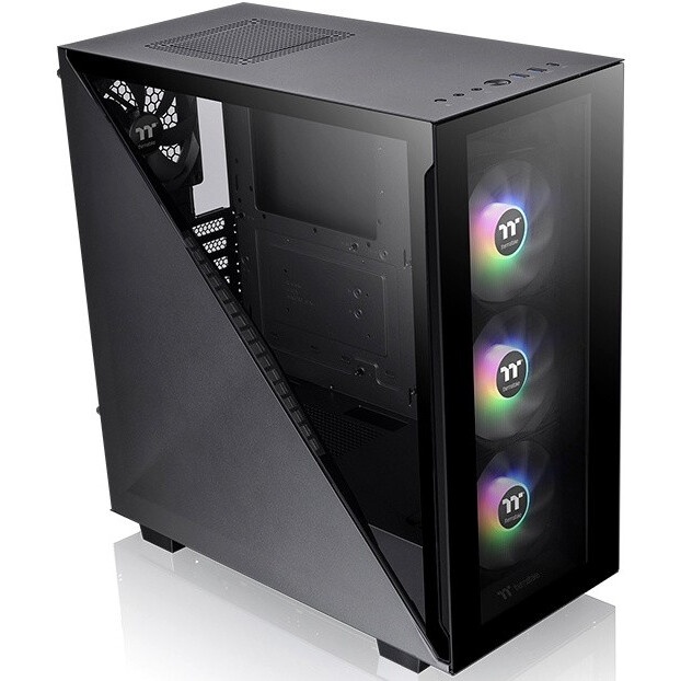 Компьютерный корпус Thermaltake V350 TG ARGB AIR черный без БП ATX 2x120mm 2x140mm 2xUSB2.0 1xUSB3.0