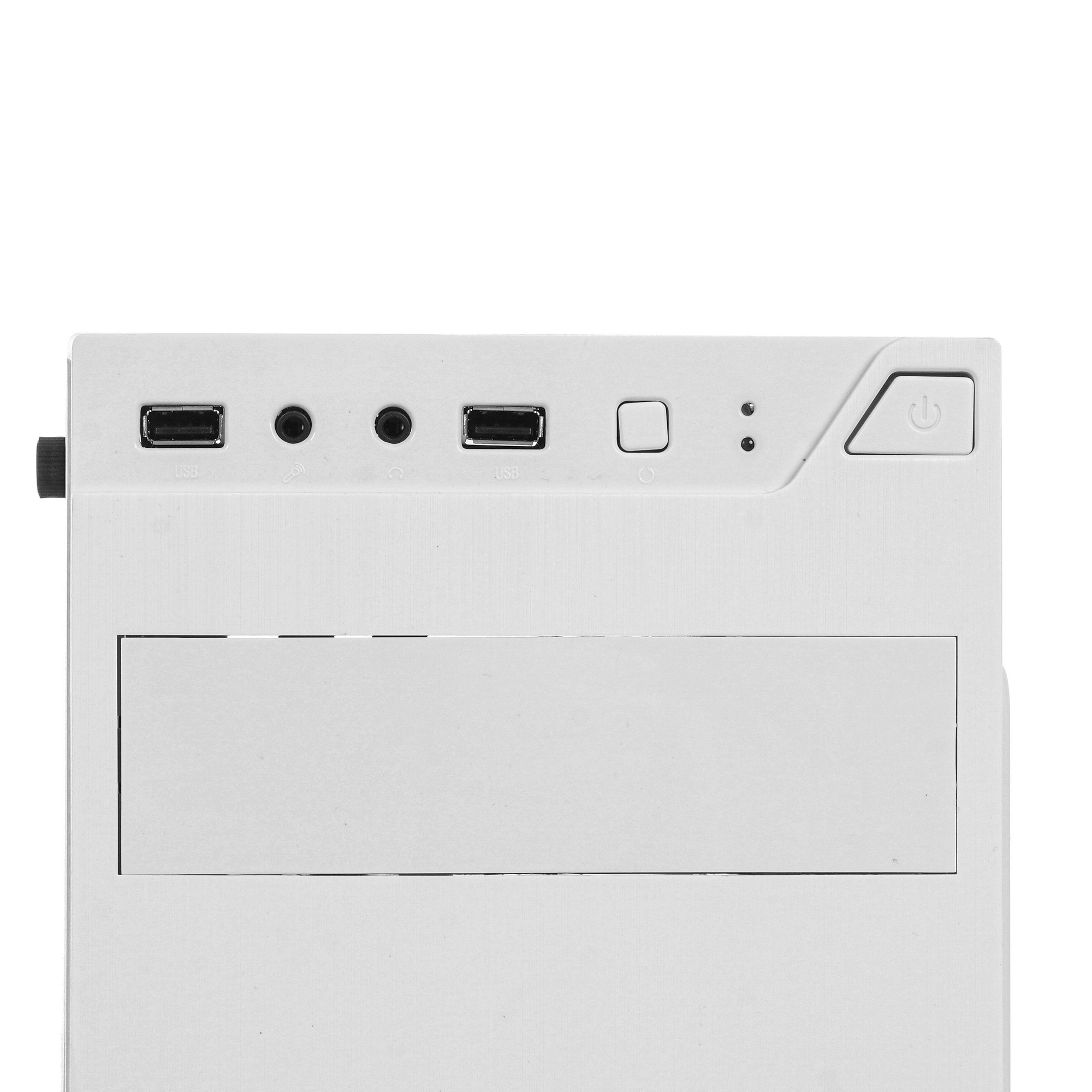 Компьютерный корпус  Ginzzu A290 White Window