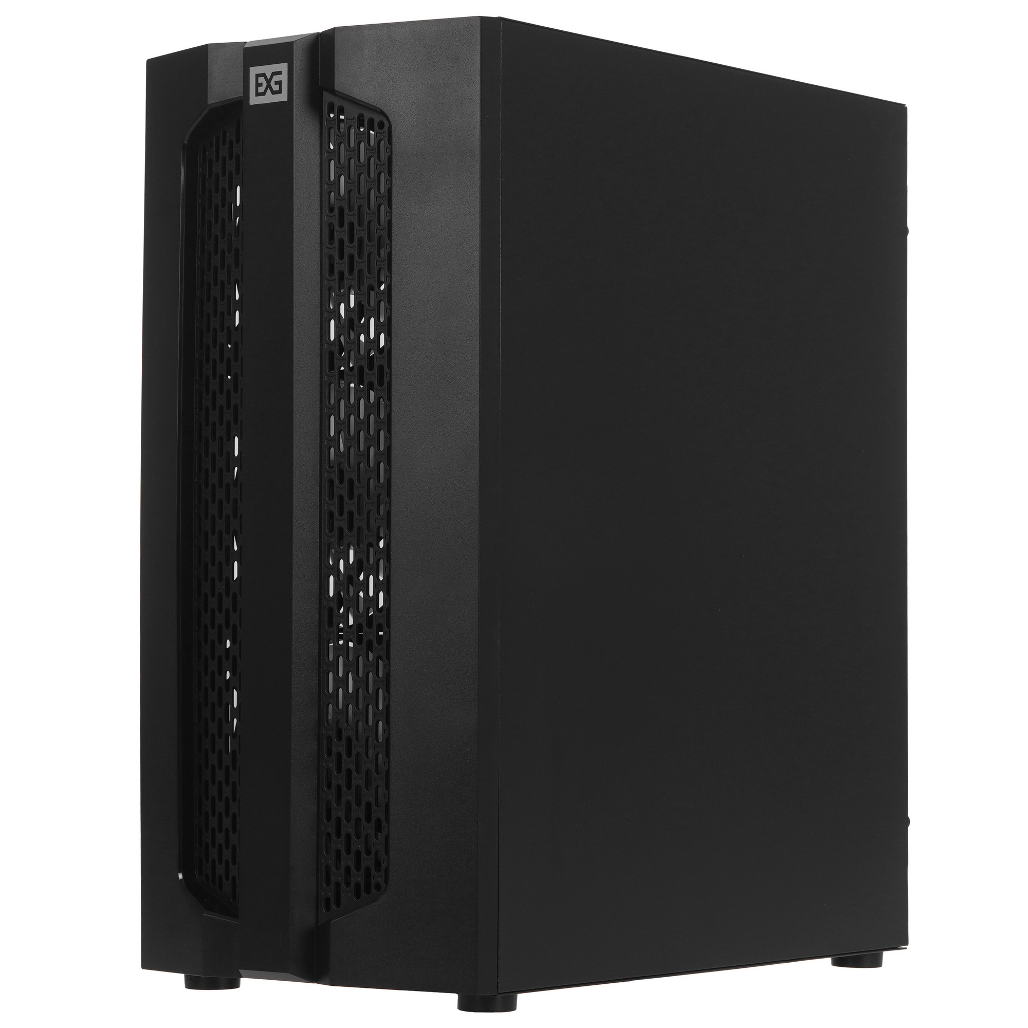 Компьютерный корпус Miditower ExeGate EVO-9205-EVO800 (ATX, БП EVO800RGB с вент. 12 см, с окном, 1*U