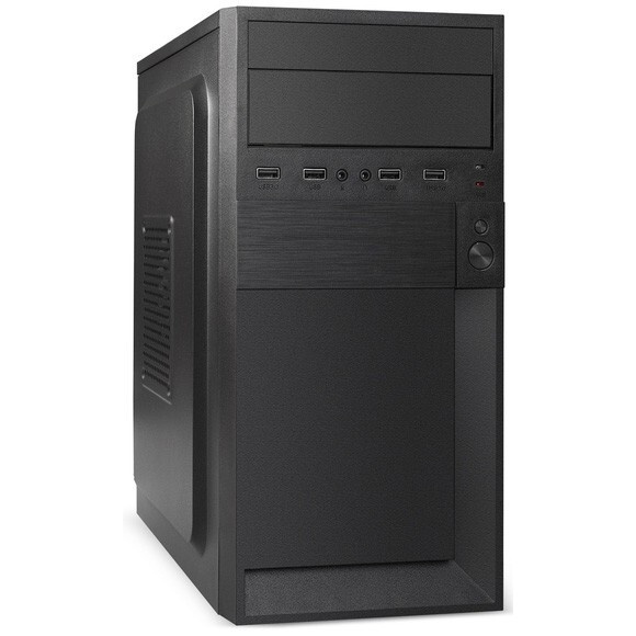 Компьютерный корпус Minitower ExeGate BAA-109U2-AAA450 (mATX, AAA450 8см, 2*USB+2*USB3.0, аудио, чер