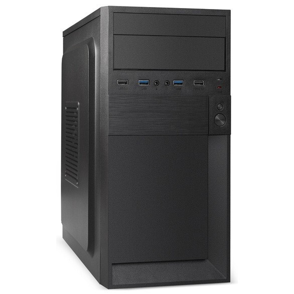 Компьютерный корпус Minitower ExeGate BAA-109U2-AAA450 (mATX, AAA450 8см, 2*USB+2*USB3.0, аудио, чер