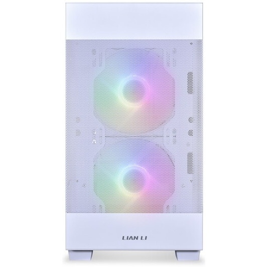 Компьютерный корпус Lian-Li Lancool 205M Mesh белый без БП ATX 2xUSB3.0 audio bott PSU