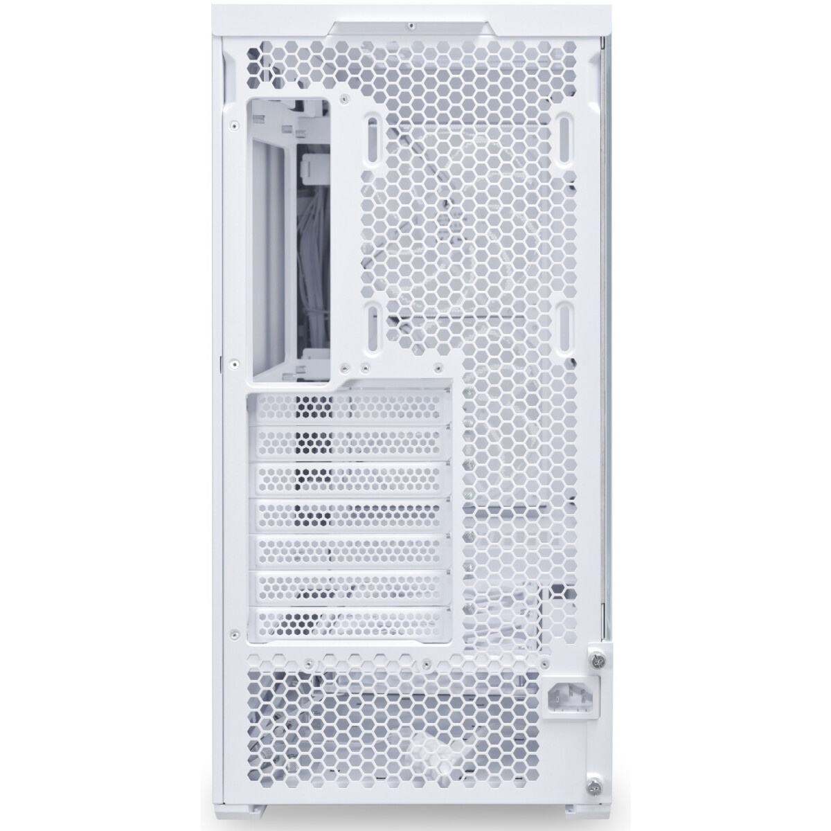 Компьютерный корпус Lian-Li Lancool 205M Mesh белый без БП ATX 2xUSB3.0 audio bott PSU