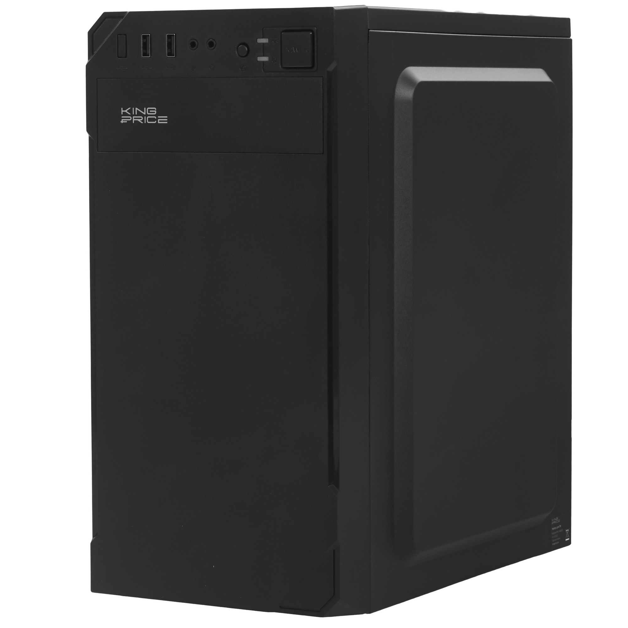 Корпус KingPrice KPCC-MN209 черный без БП mATX 1x80mm 2x120mm 2xUSB2.0 audio
