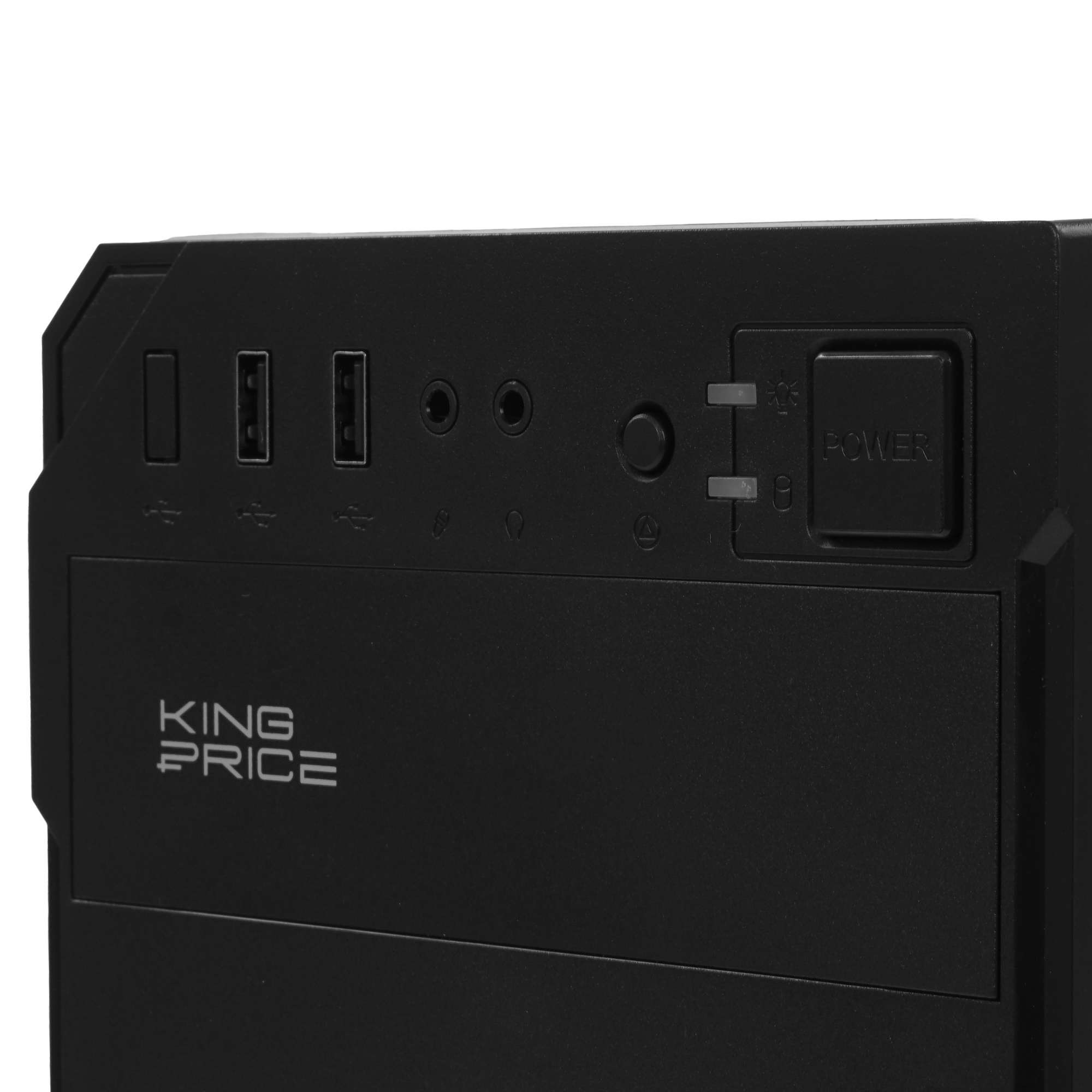 Корпус KingPrice KPCC-MN209 черный без БП mATX 1x80mm 2x120mm 2xUSB2.0 audio