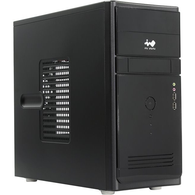 Корпус Mini Tower InWin EMR048 Black U2.0*2+U3.0*2+A(HD)  mATX (без блока питания)