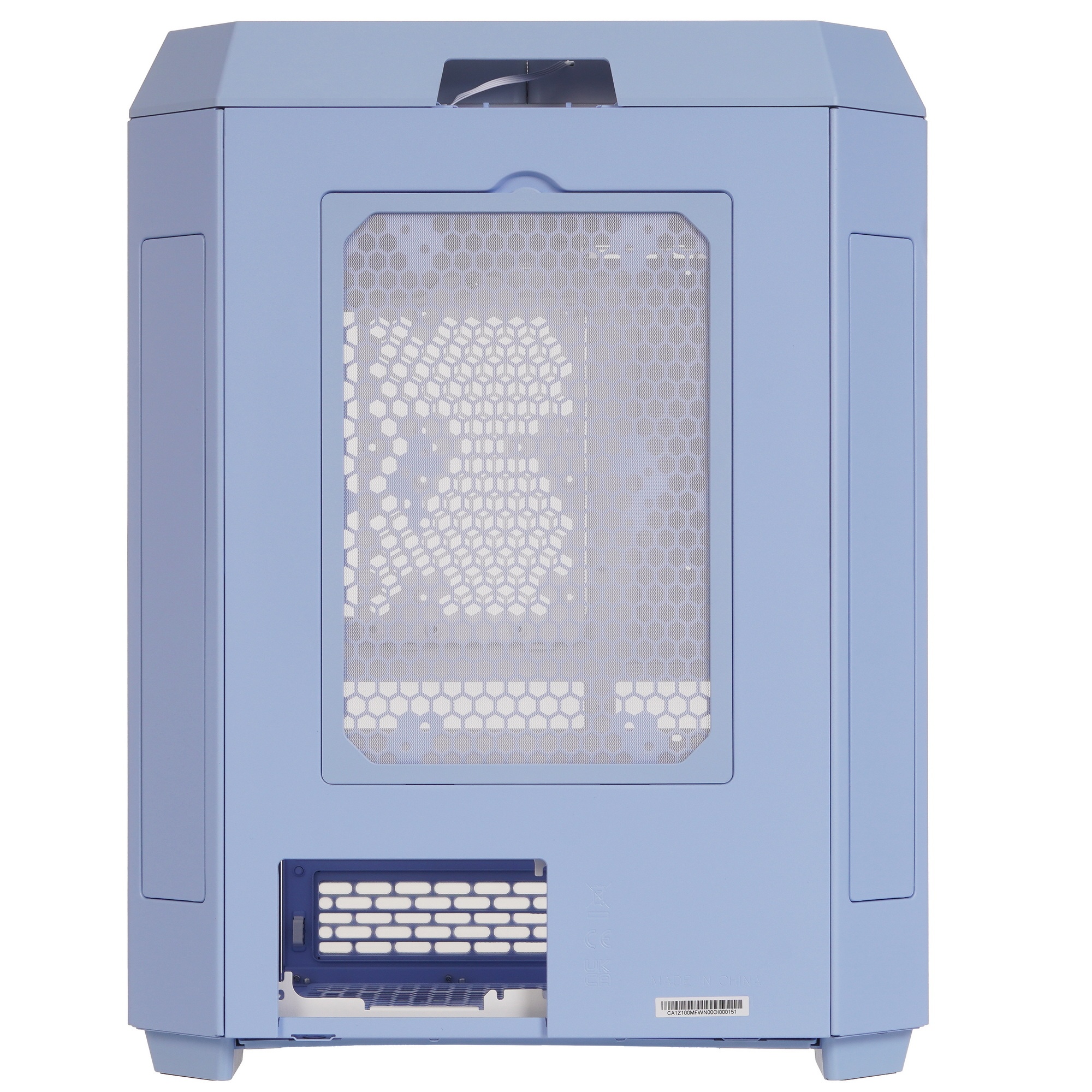 Корпус Thermaltake The Tower 600 Hydrangea голубой без БП ATX 13x120mm 9x140mm 4xUSB3.0 audio bott P