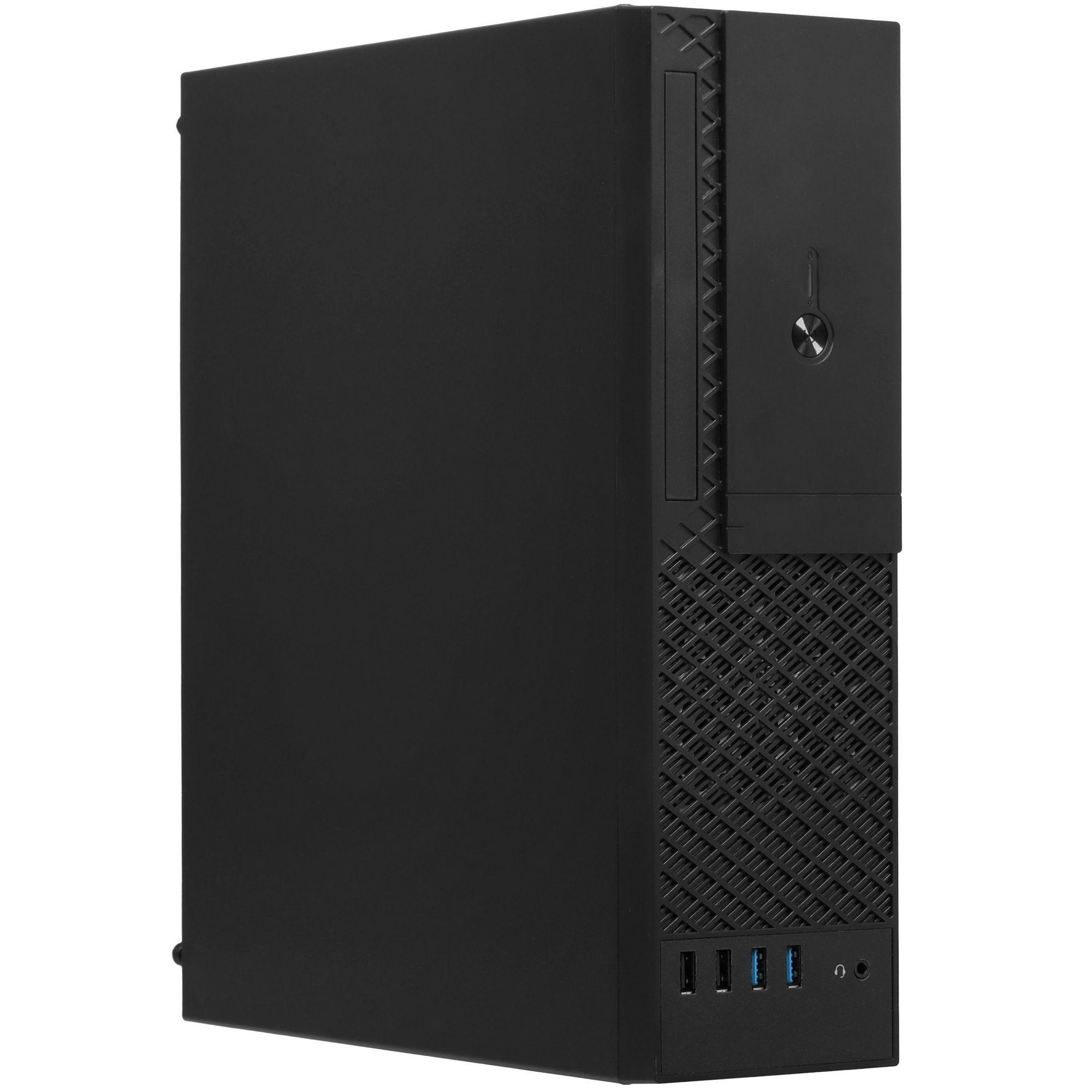 Компьютерный корпус с блоком питания 300Вт. Foxline FL-1001 mATX case, black, w/PSU TFX 300W, w/2xUS