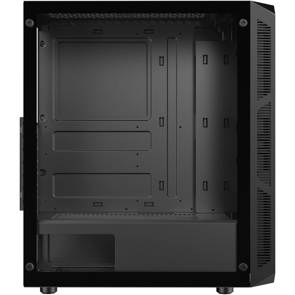 Корпус Оклик OCC-MD301 черный без БП ATX 6x120mm 2xUSB2.0 1xUSB3.0 audio bott PSU