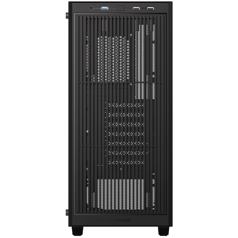 Корпус Оклик OCC-MD301 черный без БП ATX 6x120mm 2xUSB2.0 1xUSB3.0 audio bott PSU