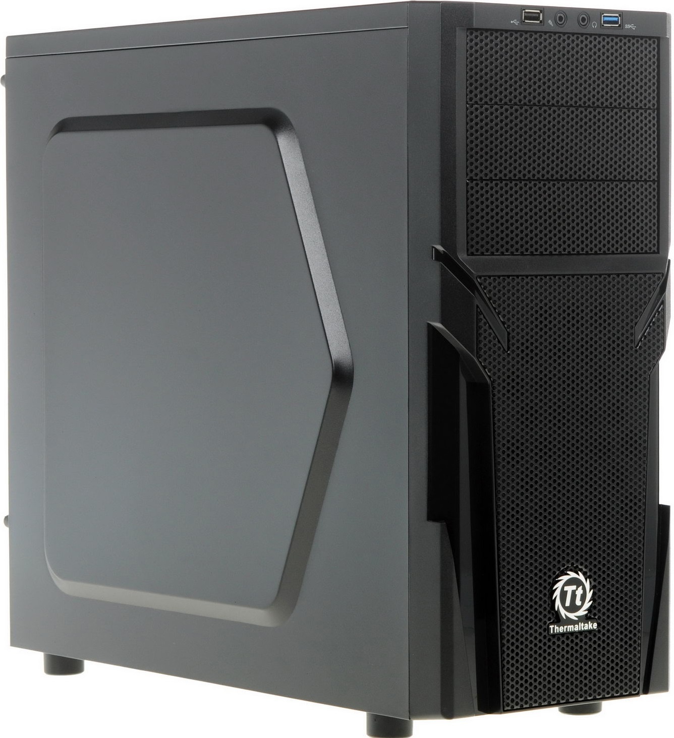 Компьютерный корпус Thermaltake Versa H21 черный без БП ATX 2x120mm 1xUSB2.0 1xUSB3.0 audio bott PSU