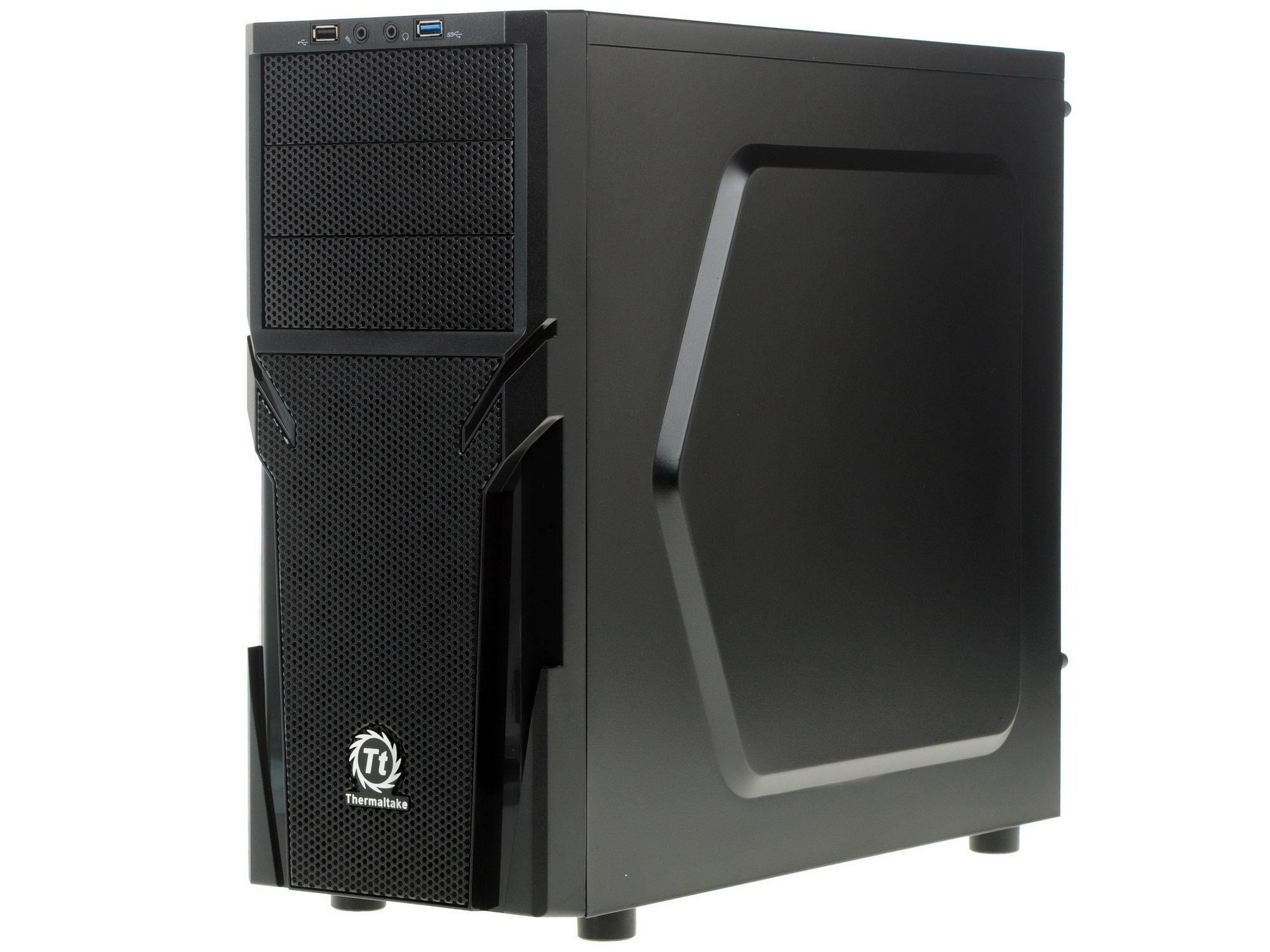 Компьютерный корпус Thermaltake Versa H21 черный без БП ATX 2x120mm 1xUSB2.0 1xUSB3.0 audio bott PSU