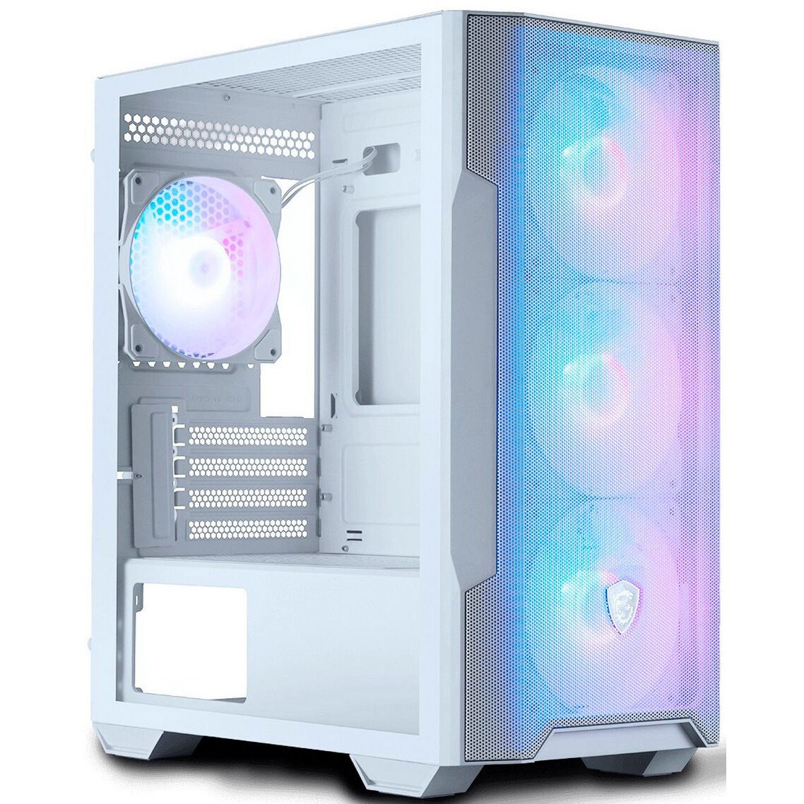 Корпус компьютерный DeepCool CC360 WH ARGB (R-CC360-WHAPM3-G-1) (mATX, без БП, 2xUSB, с окном)