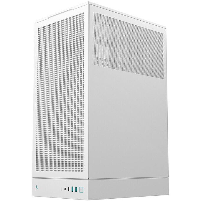 Корпус компьютерный DeepCool CC360 WH ARGB (R-CC360-WHAPM3-G-1) (mATX, без БП, 2xUSB, с окном)