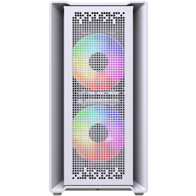 Корпус компьютерный DeepCool CC360 WH ARGB (R-CC360-WHAPM3-G-1) (mATX, без БП, 2xUSB, с окном)