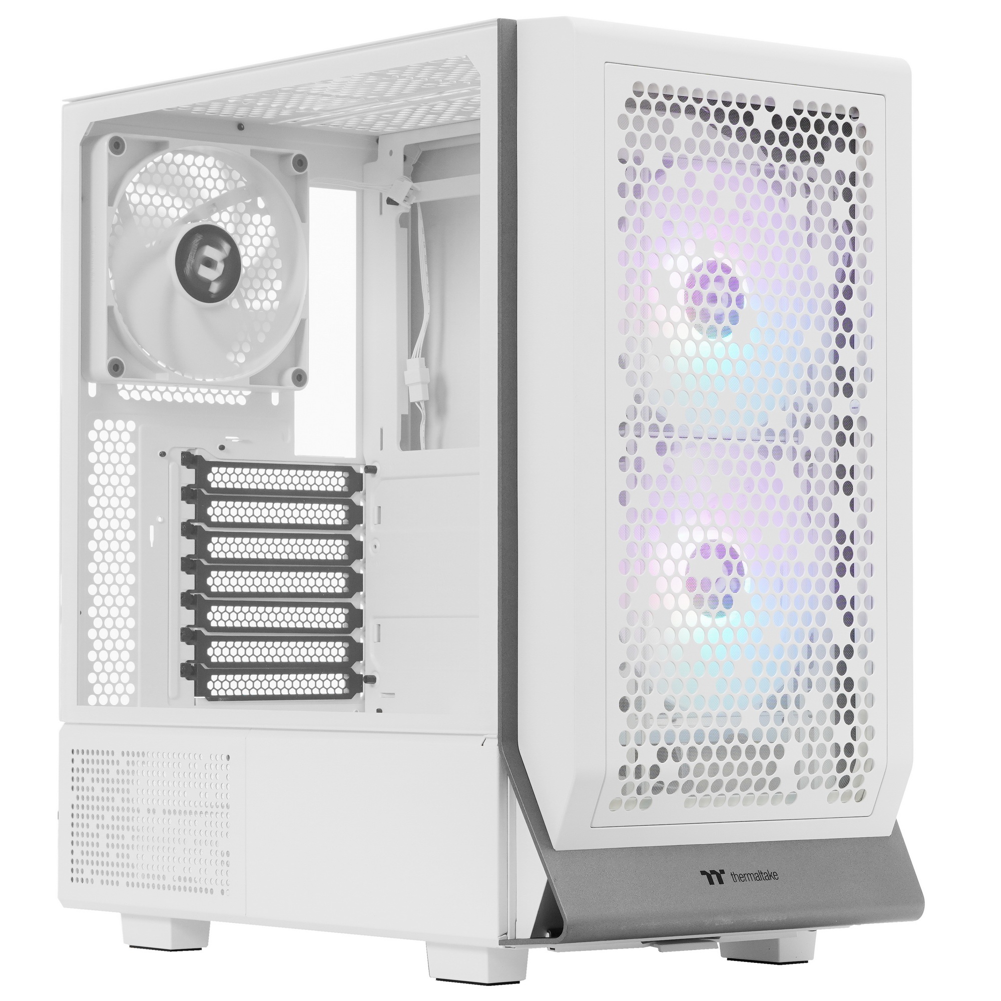 Компьютерный корпус Thermaltake Ceres 300 TG ARGB белый без БП ATX 3x140mm 2xUSB3.0 1xUSB3.1 audio b