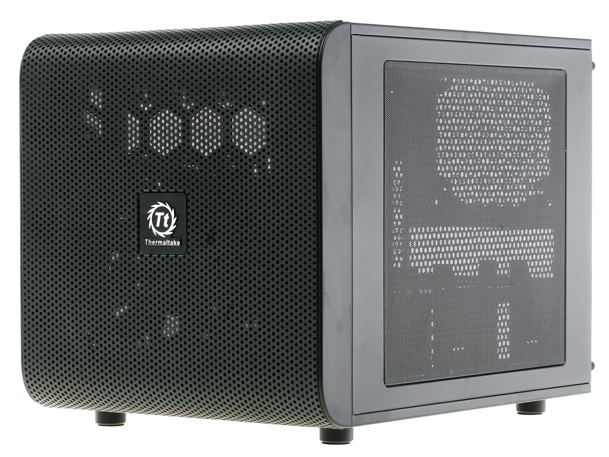 Компьютерный корпус Thermaltake Case Tt Core V21 CA-1D5-00S1WN-00 mATX/ win/ black/ USB3.0/ no PSU