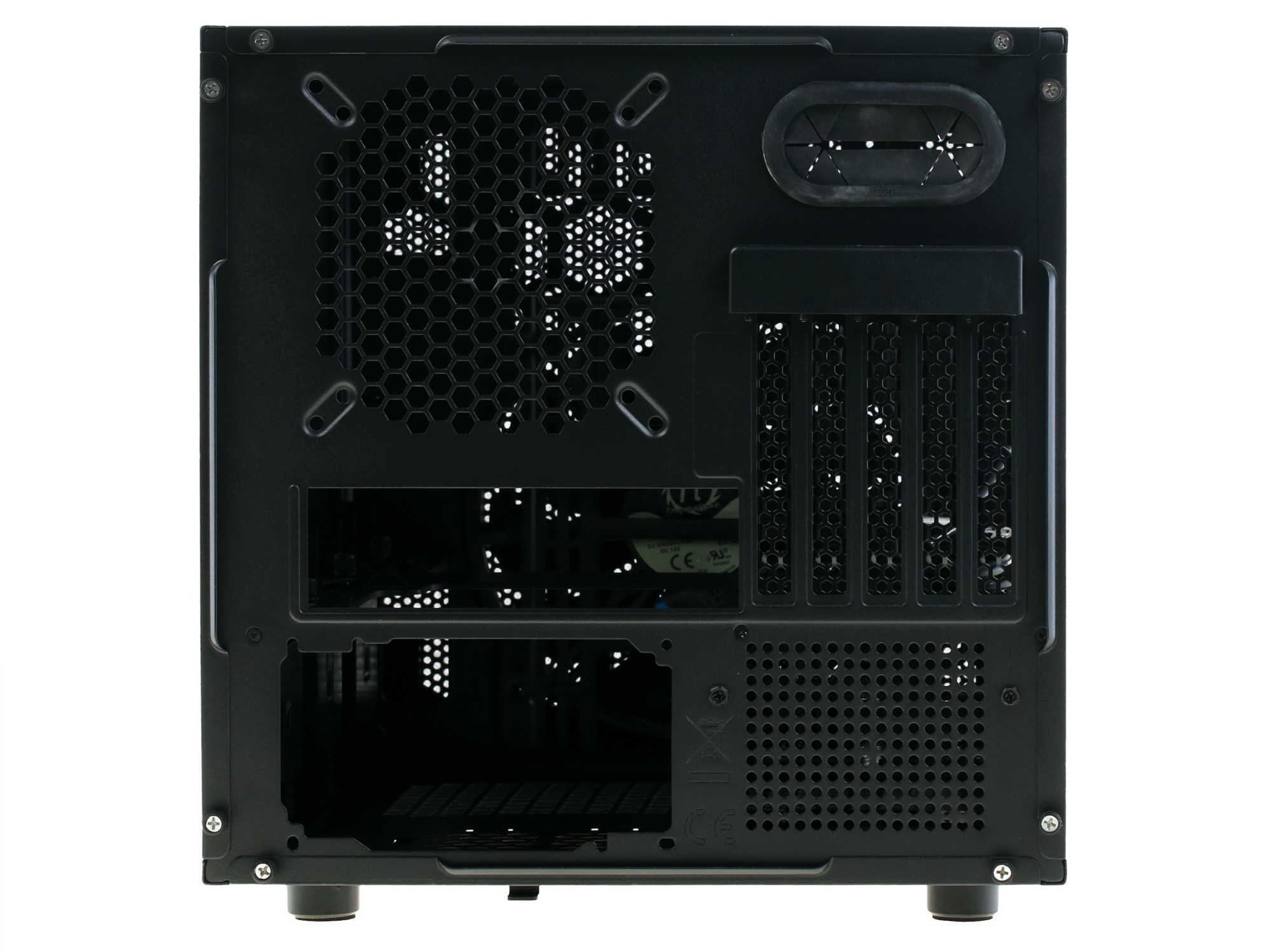 Компьютерный корпус Thermaltake Case Tt Core V21 CA-1D5-00S1WN-00 mATX/ win/ black/ USB3.0/ no PSU