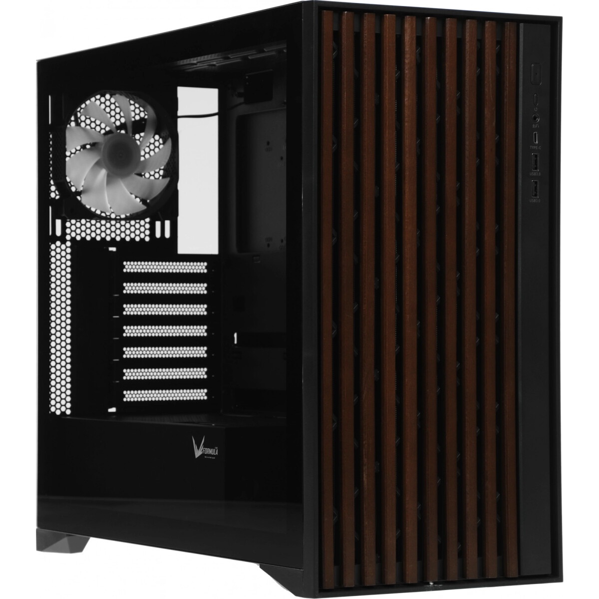 Корпус Aerocool / Formula Air Mesh G3 черный без БП mATX 4x120mm 2x140mm 2xUSB3.0 audio bott PSU
