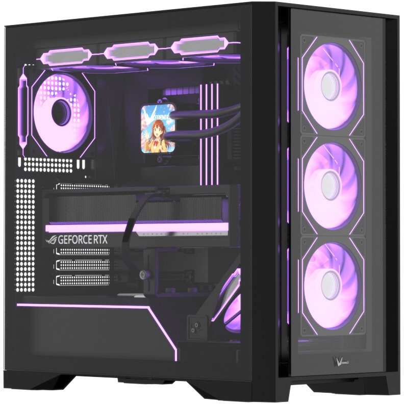 Корпус Aerocool / Formula Air Mesh G3 черный без БП mATX 4x120mm 2x140mm 2xUSB3.0 audio bott PSU