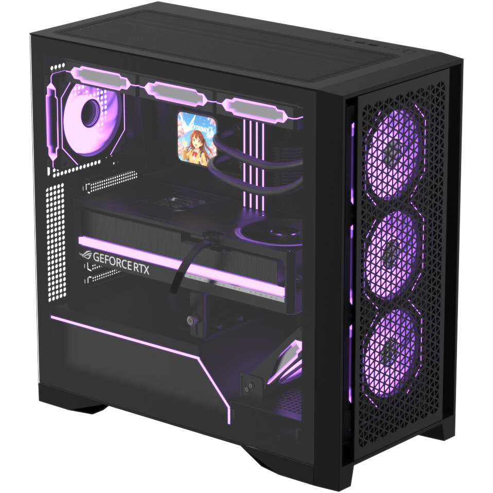Корпус Aerocool / Formula Air Mesh G3 черный без БП mATX 4x120mm 2x140mm 2xUSB3.0 audio bott PSU