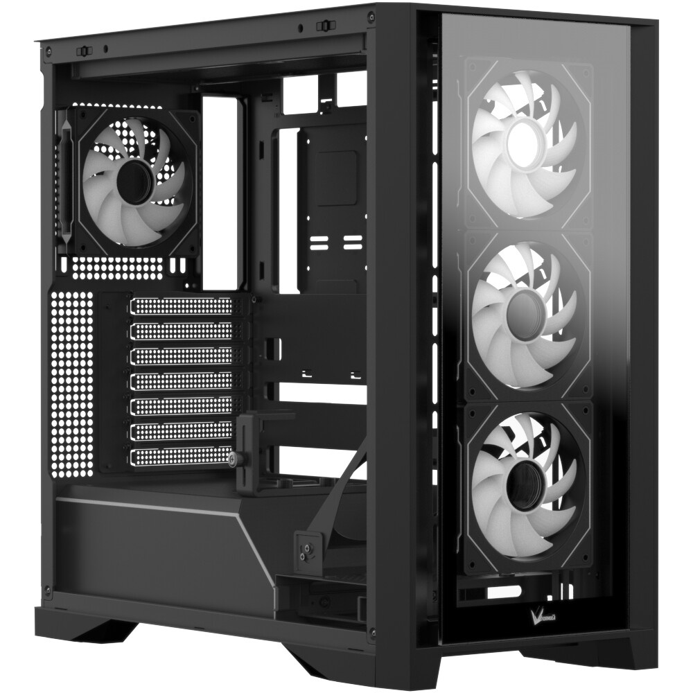 Корпус Aerocool / Formula Air Mesh G3 черный без БП mATX 4x120mm 2x140mm 2xUSB3.0 audio bott PSU