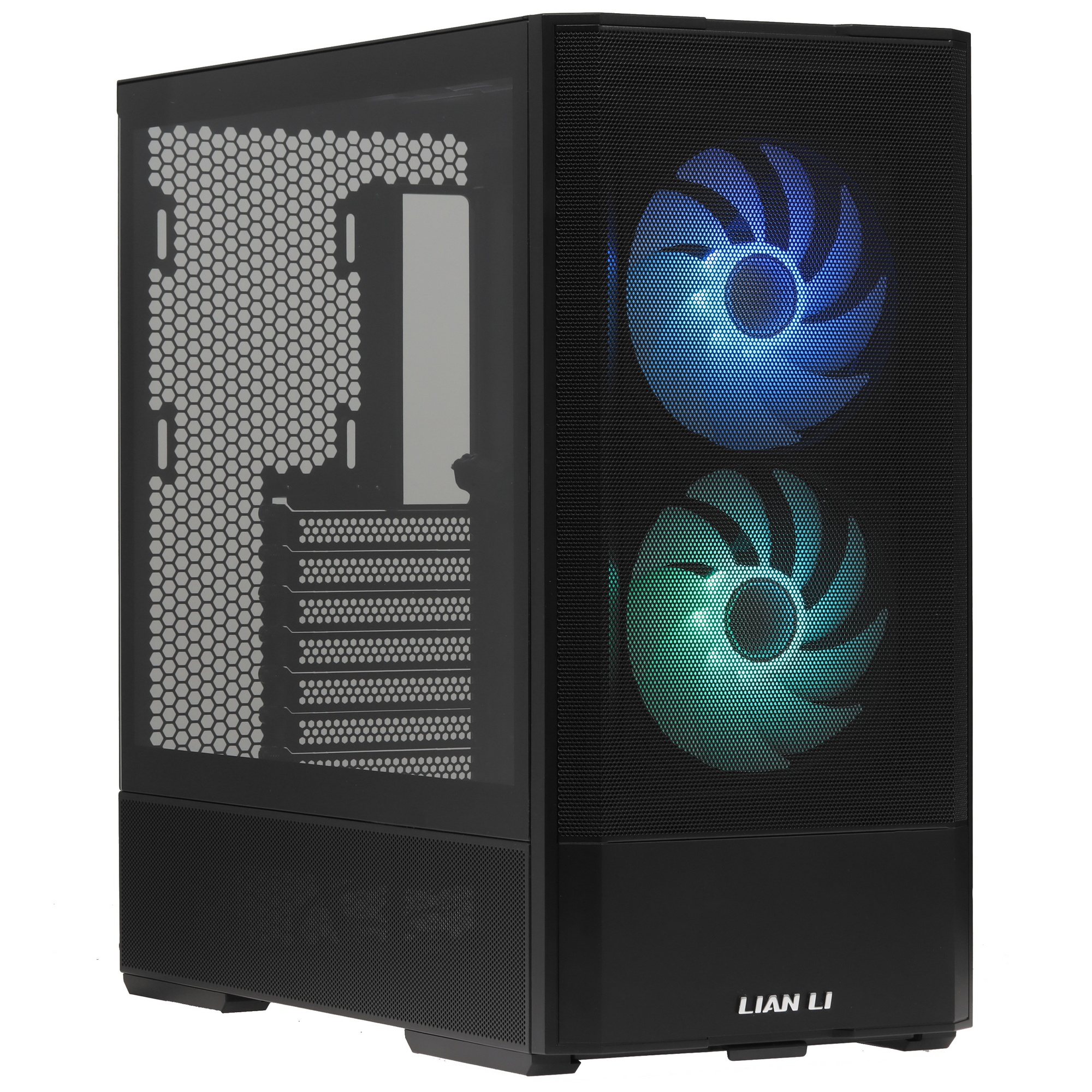 Компьютерный корпус Lian-Li Lancool 207 черный без БП ATX 4x120mm 2x140mm 2xUSB3.0 audio bott PSU