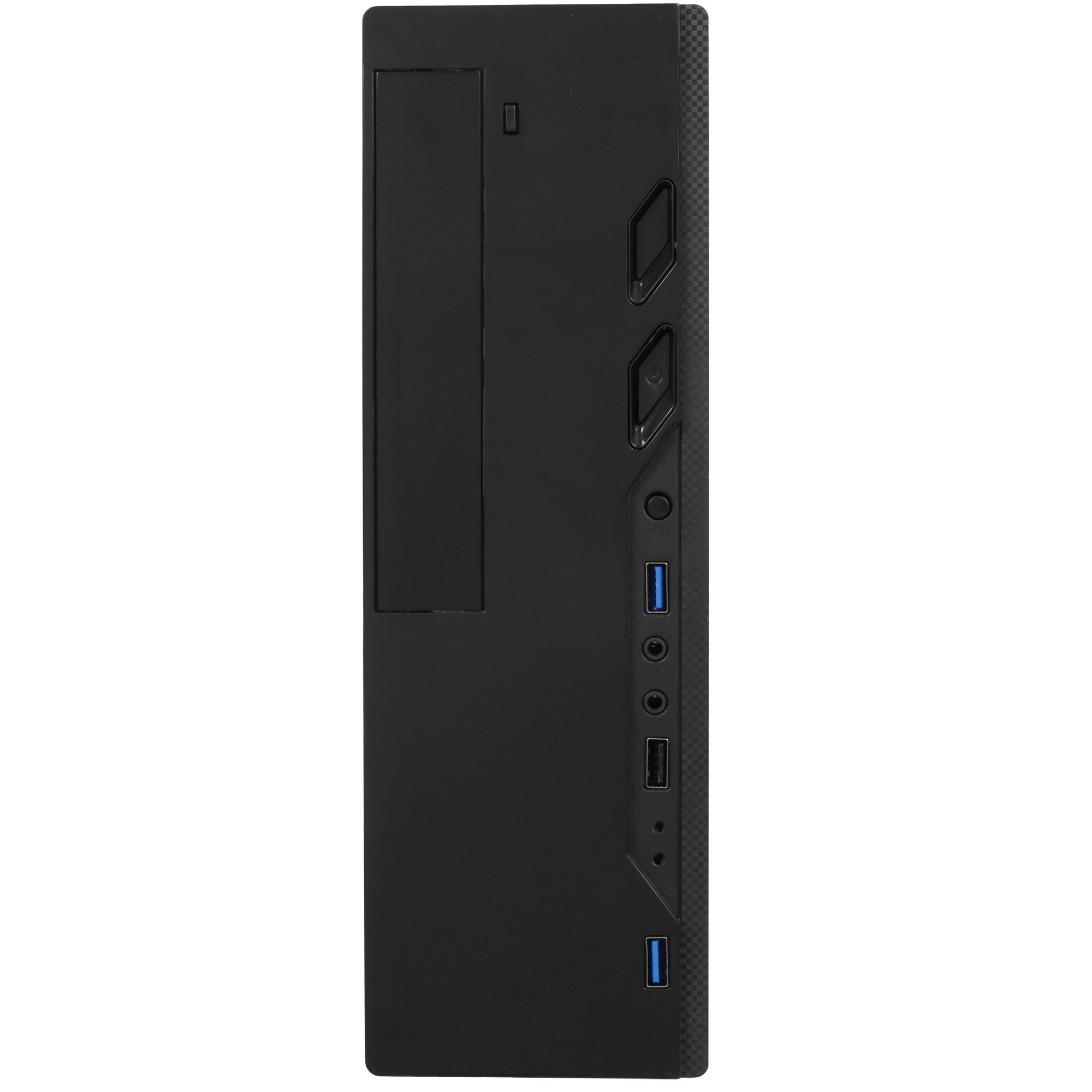 Компьютерный корпус Desktop ExeGate MI-208U2-M450 (mini-ITX/mATX, БП M450 с вент. 8см, 1*USB+2*USB3.