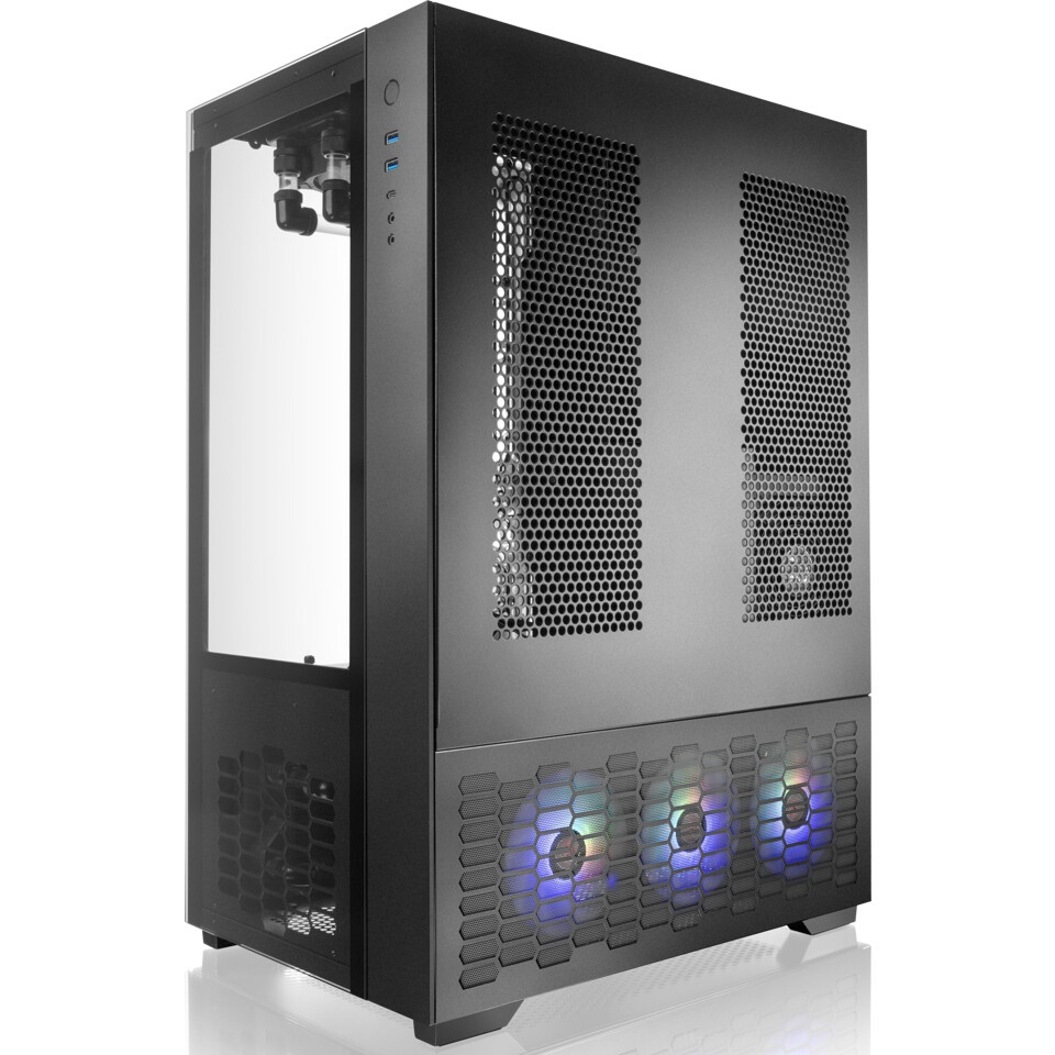 Компьютерный корпус Raijintek PAEAN PREMIUM 0R20B00208, black, Aluminum, ATX/MICRO ATX/MINI-ITX, USB