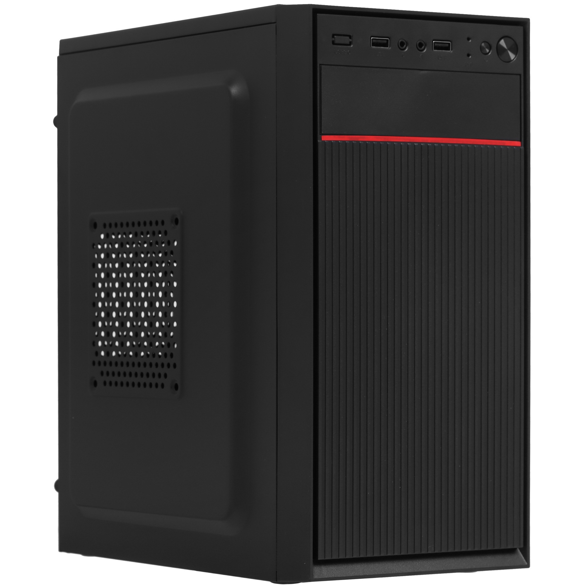 Корпус Minitower ExeGate BAA-113-AAA350 (mATX, БП AAA350 с вент. 8см, 2*USB, аудио, черный)