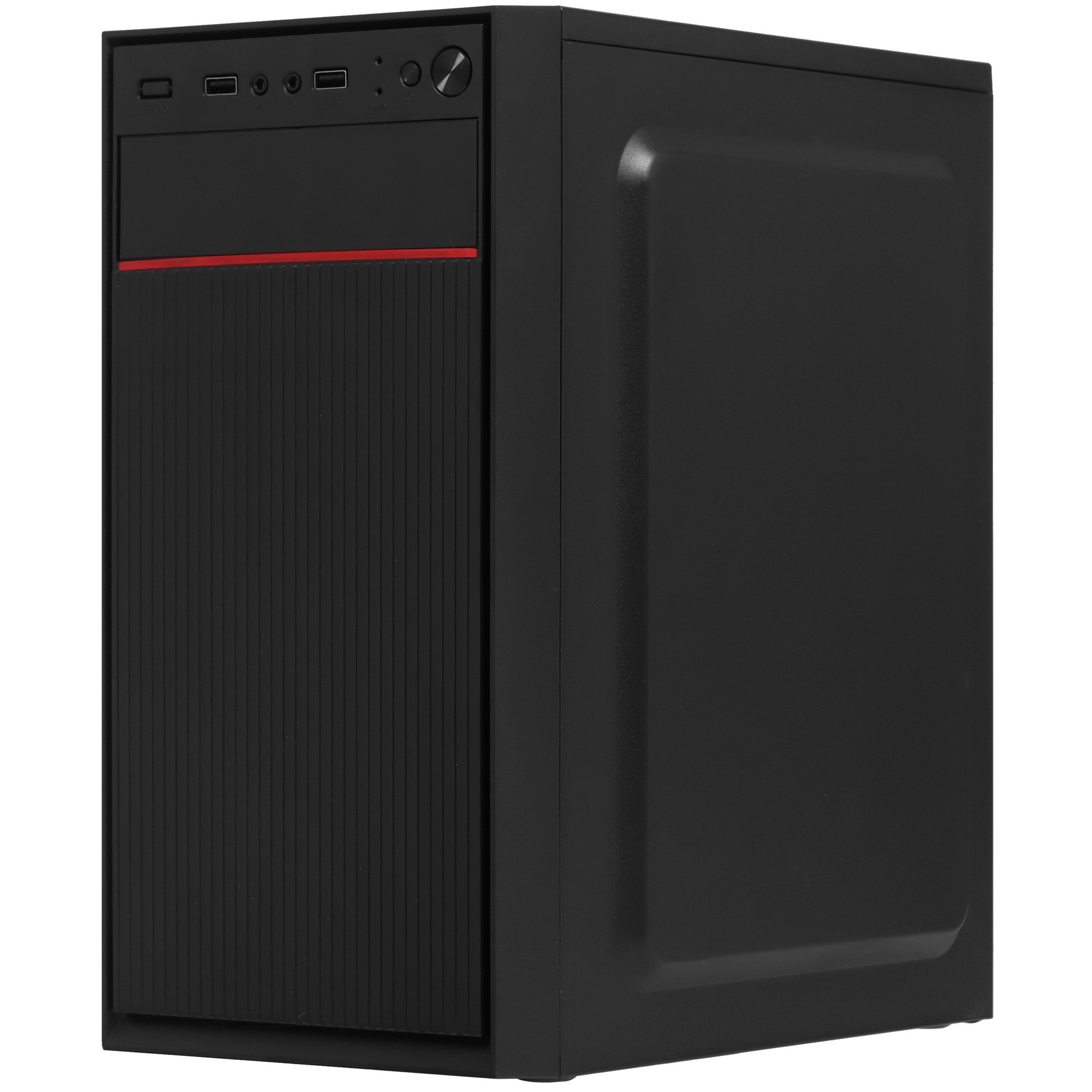 Корпус Minitower ExeGate BAA-113-AAA350 (mATX, БП AAA350 с вент. 8см, 2*USB, аудио, черный)