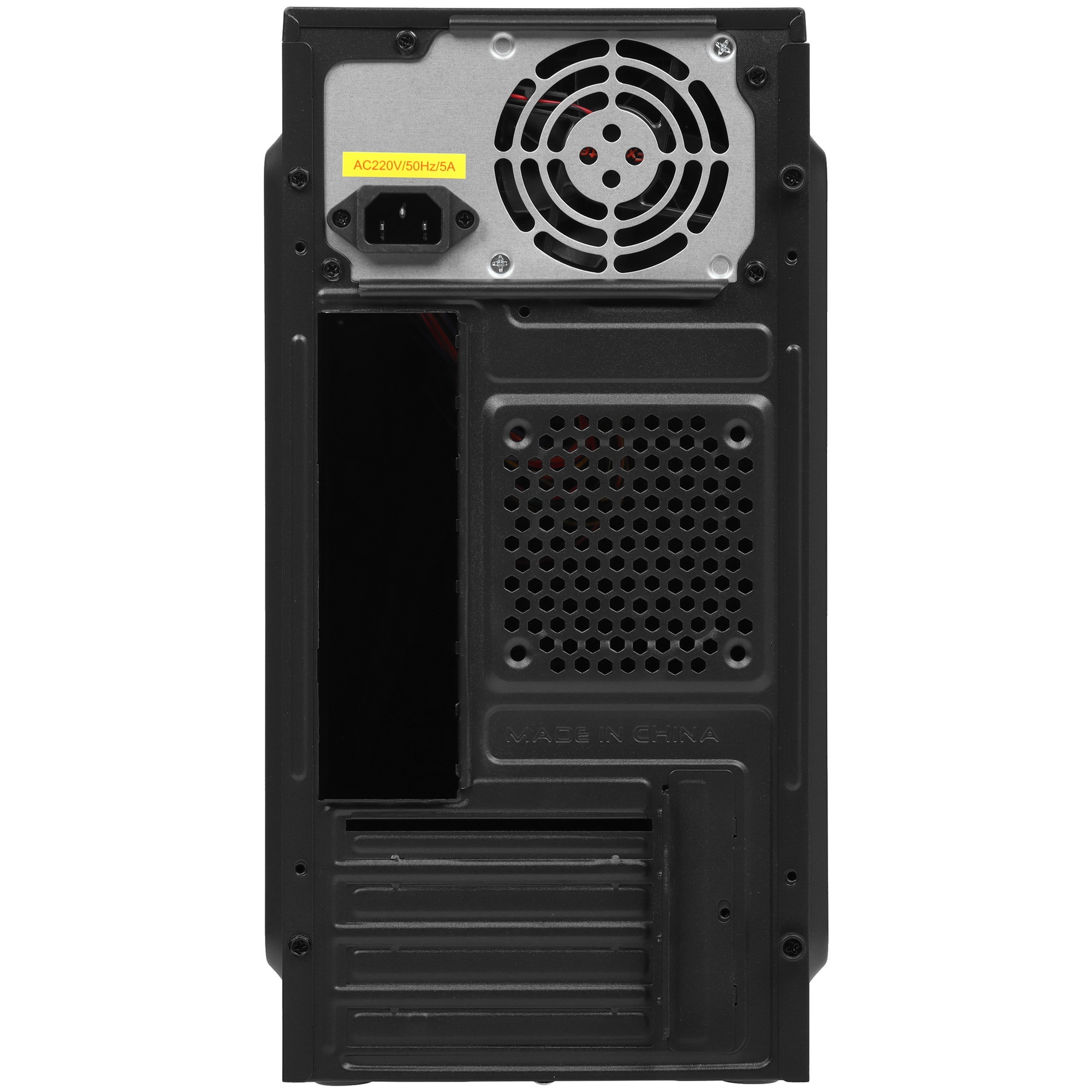 Корпус Minitower ExeGate BAA-113-AAA350 (mATX, БП AAA350 с вент. 8см, 2*USB, аудио, черный)