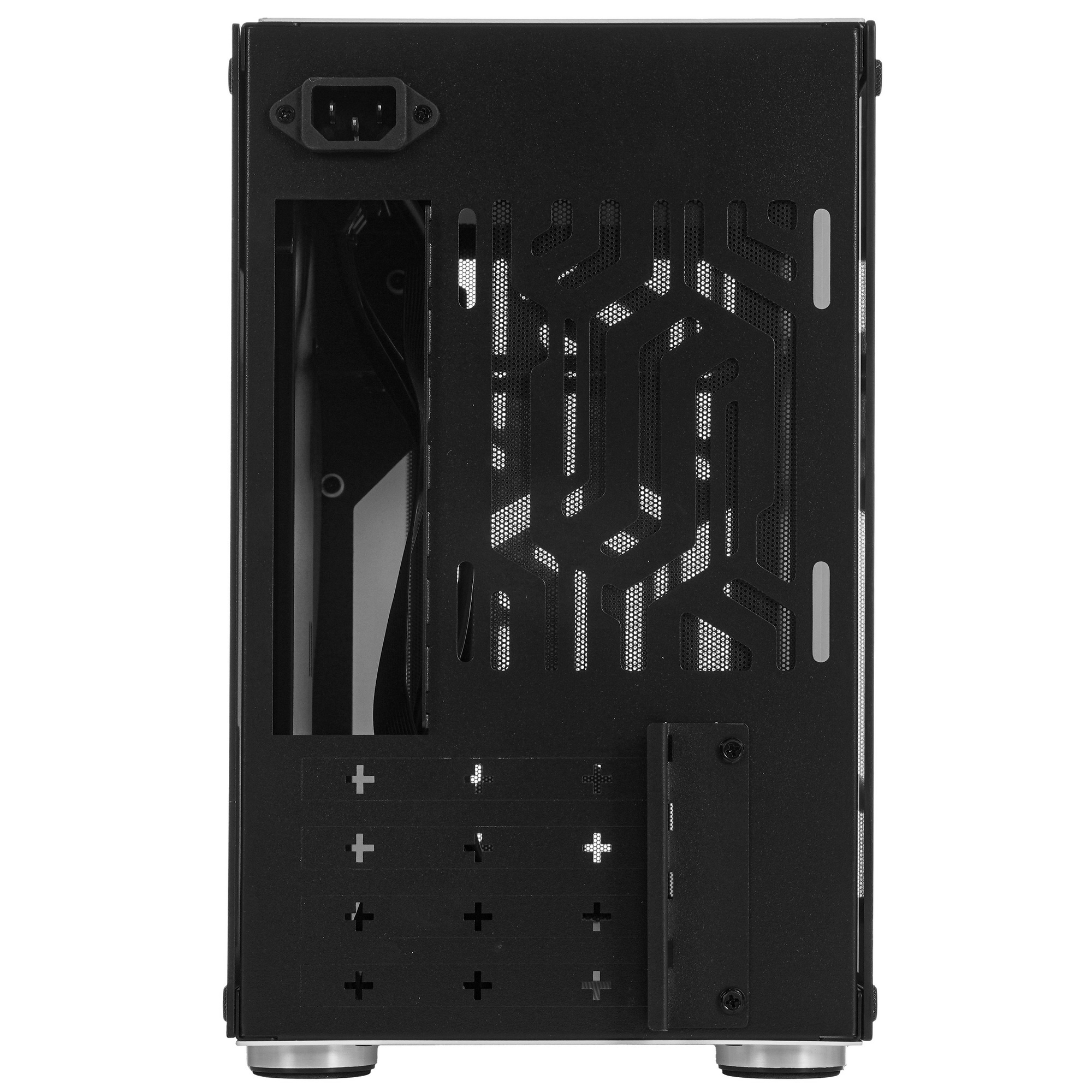 Компьютерный корпус Bloody BD-CC110 белый без БП mATX 5x120mm 2xUSB3.0 audio