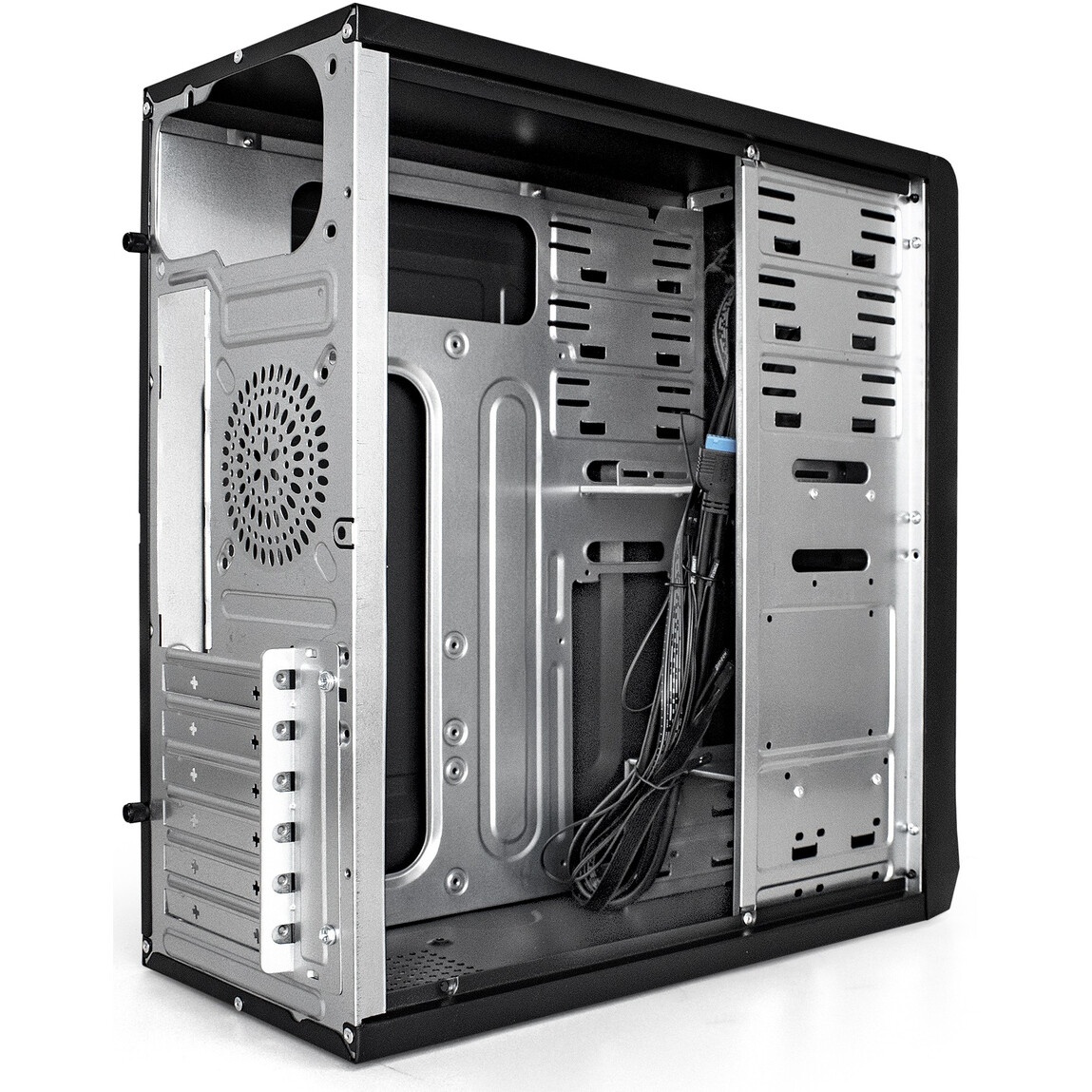 Компьютерный корпус Miditower Exegate EX280386RUS CP-604 Black, ATX, , 2*USB, Audio