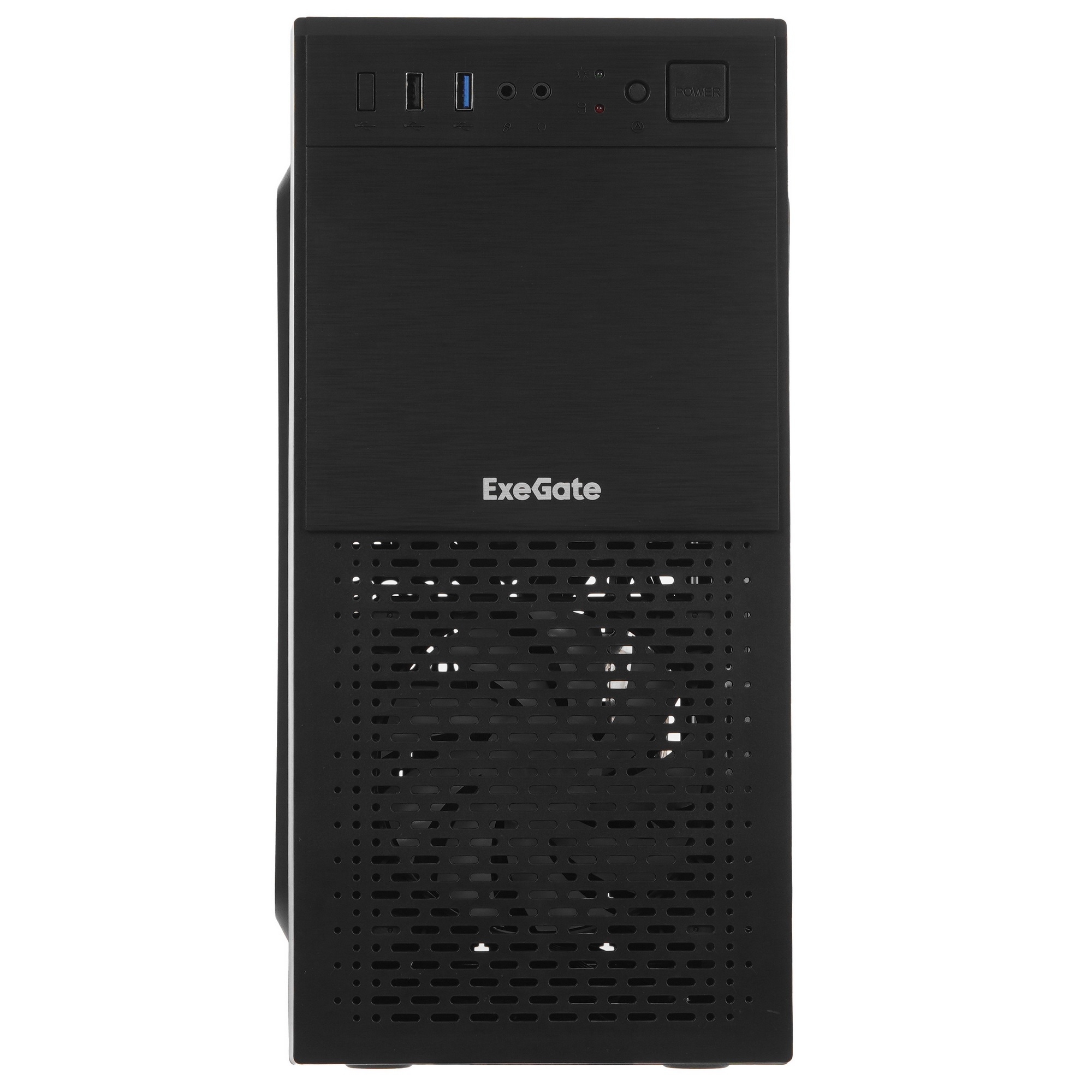 Компьютерный корпус Minitower ExeGate mEVO-7807-NPX600 (mATX, БП 600NPX 12см, 1*USB+1*USB3.0, черный