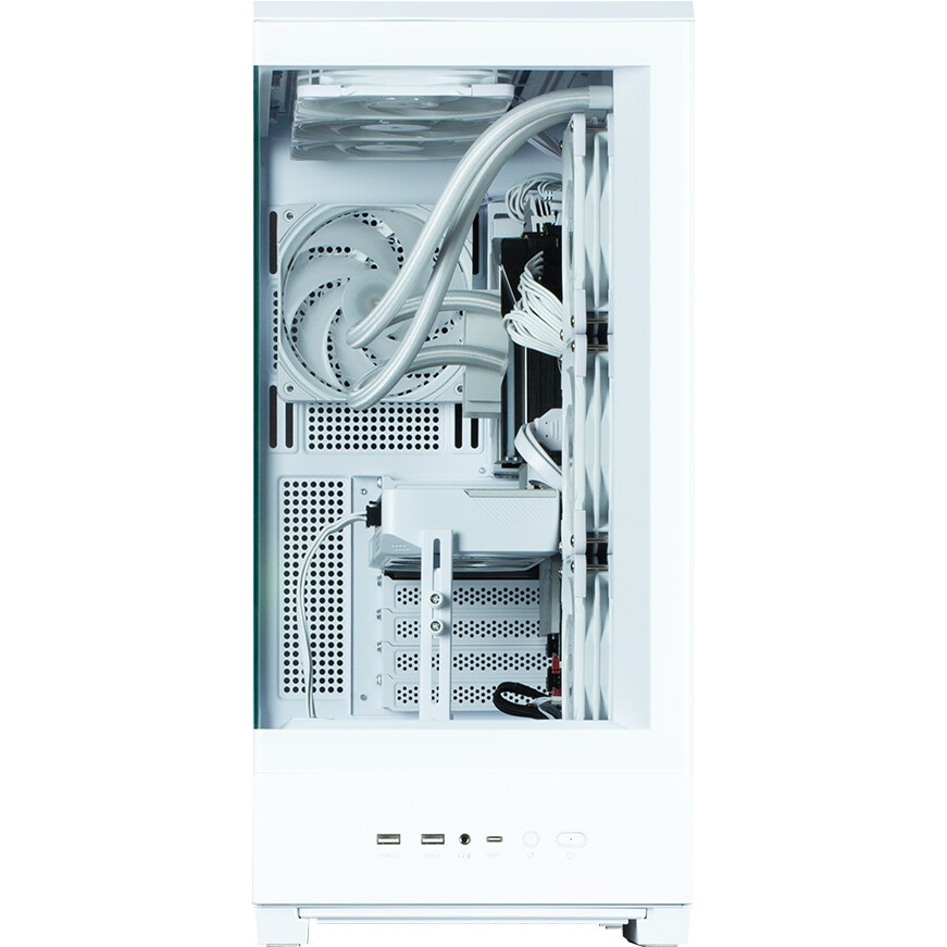 Компьютерный корпус ZALMAN P50 DS, ATX, WHITE, WINDOW, 2x3.5", 3x2.5", 1xUSB TYPE-C, 2xUSB3.0, SIDE