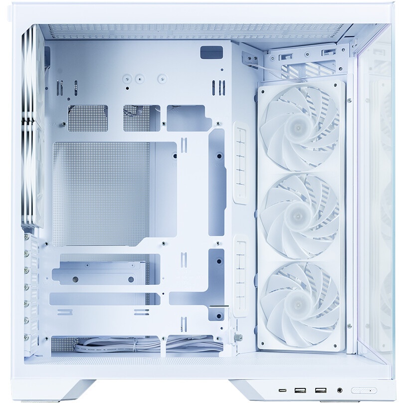 Компьютерный корпус ZALMAN P50 DS, ATX, WHITE, WINDOW, 2x3.5", 3x2.5", 1xUSB TYPE-C, 2xUSB3.0, SIDE