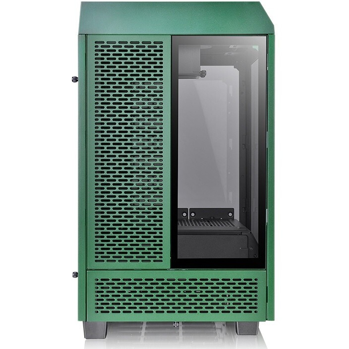 Корпус Thermaltake The Tower 100 Turquoise черный без БП miniITX 1x120mm 3x140mm 2xUSB3.0 audio bott