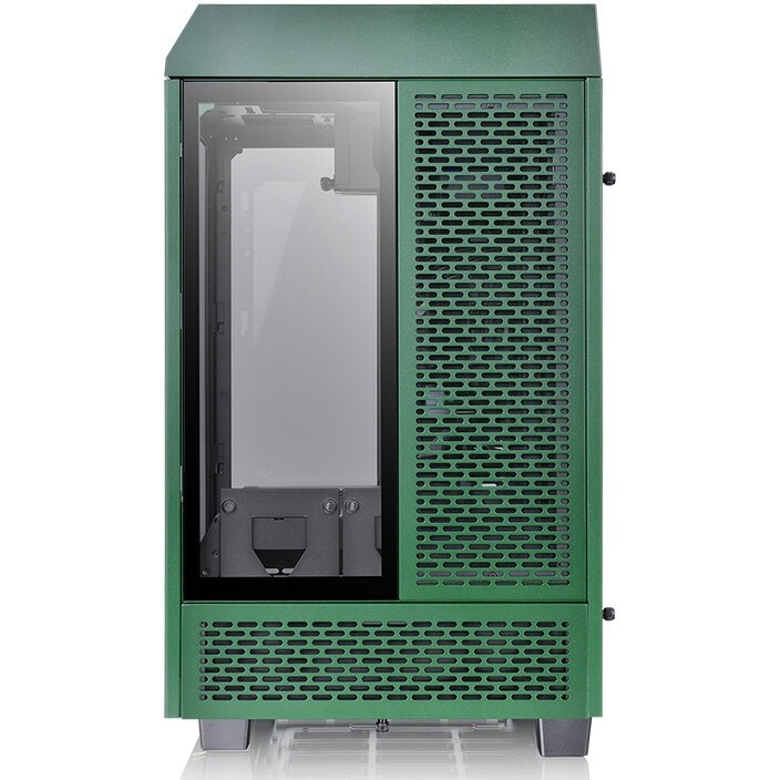 Корпус Thermaltake The Tower 100 Turquoise черный без БП miniITX 1x120mm 3x140mm 2xUSB3.0 audio bott