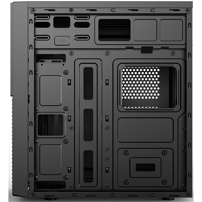 Корпус Miditower ExeGate EX298134RUS AA-443U (ATX, без БП, 2*USB+1*USB3.0+HD Audio, черный)