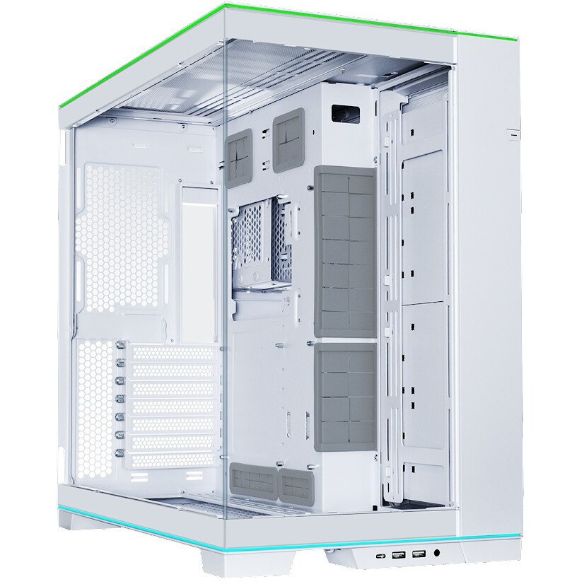 Компьютерный корпус Lian-Li O11 Dynamic EVO RGB белый без БП ATX 10x120mm 9x140mm 2xUSB3.0 audio