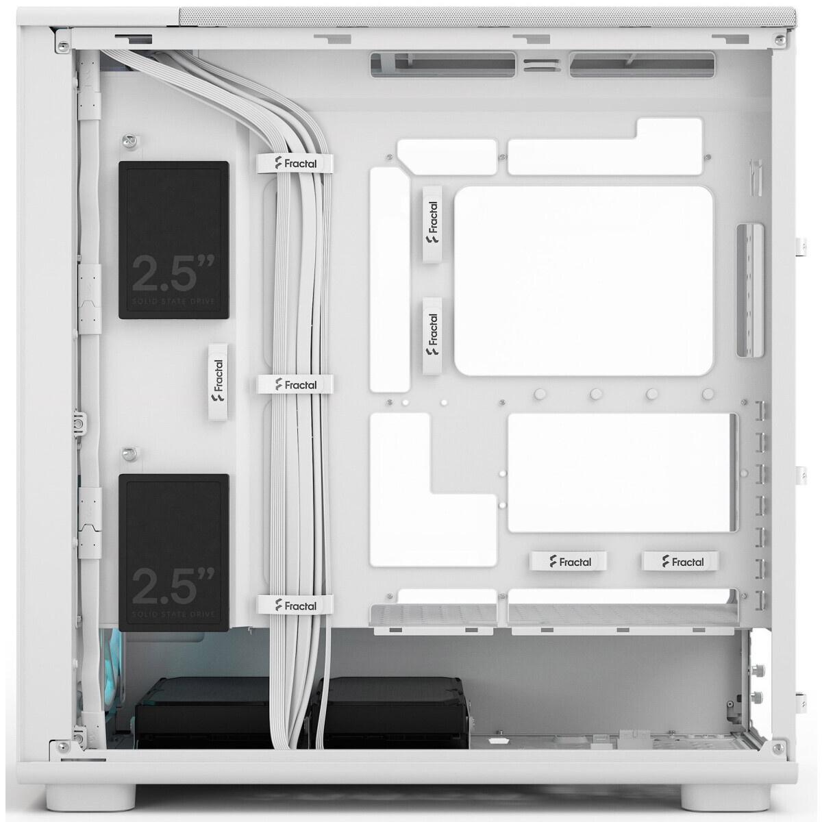 Компьютерный корпус Lian-Li O11 Dynamic EVO RGB белый без БП ATX 10x120mm 9x140mm 2xUSB3.0 audio