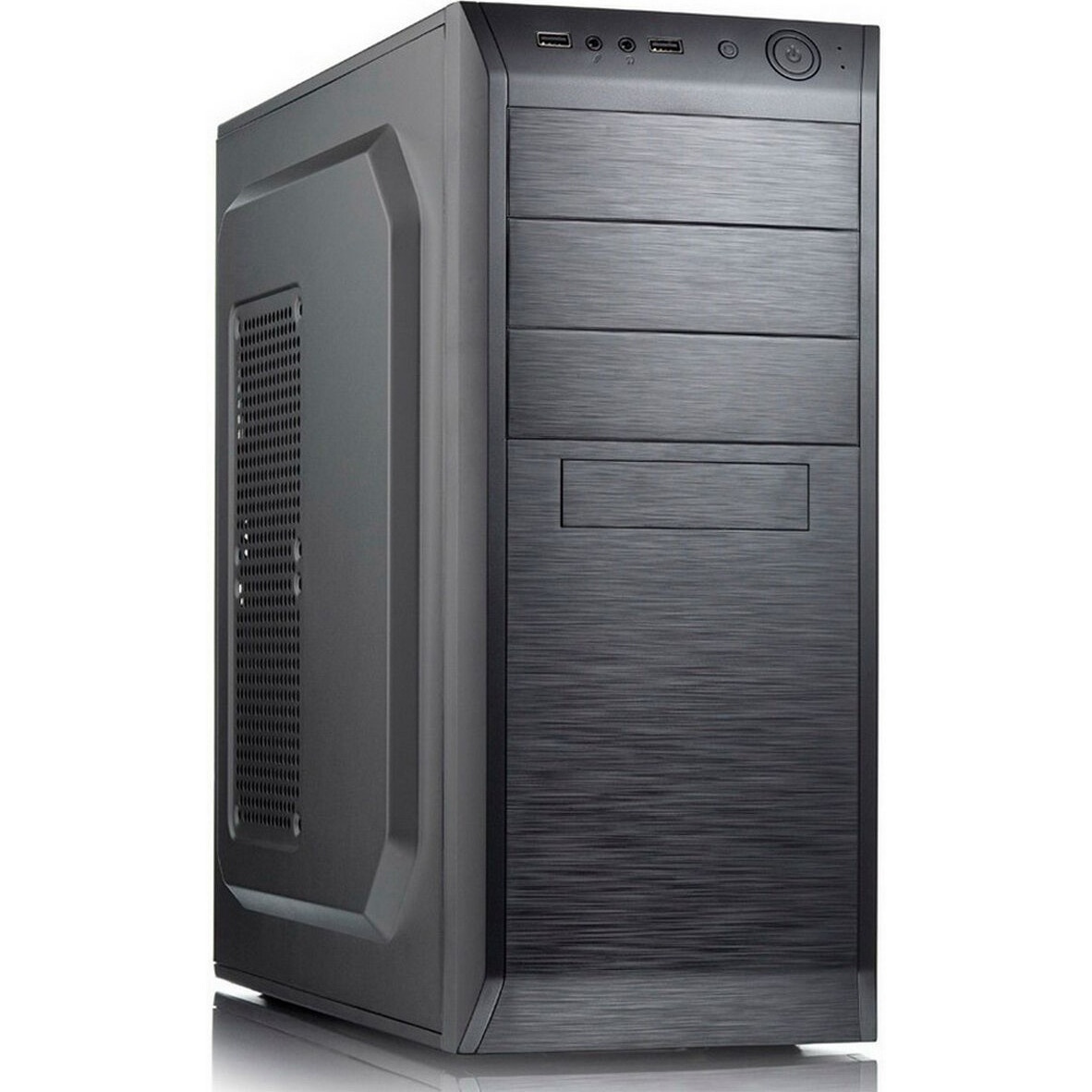 Компьютерный корпус  Case Foxline FL-886 ATX case, black, w/o PSU, w/2xUSB3.0, w/o pwrcord, w/o FAN