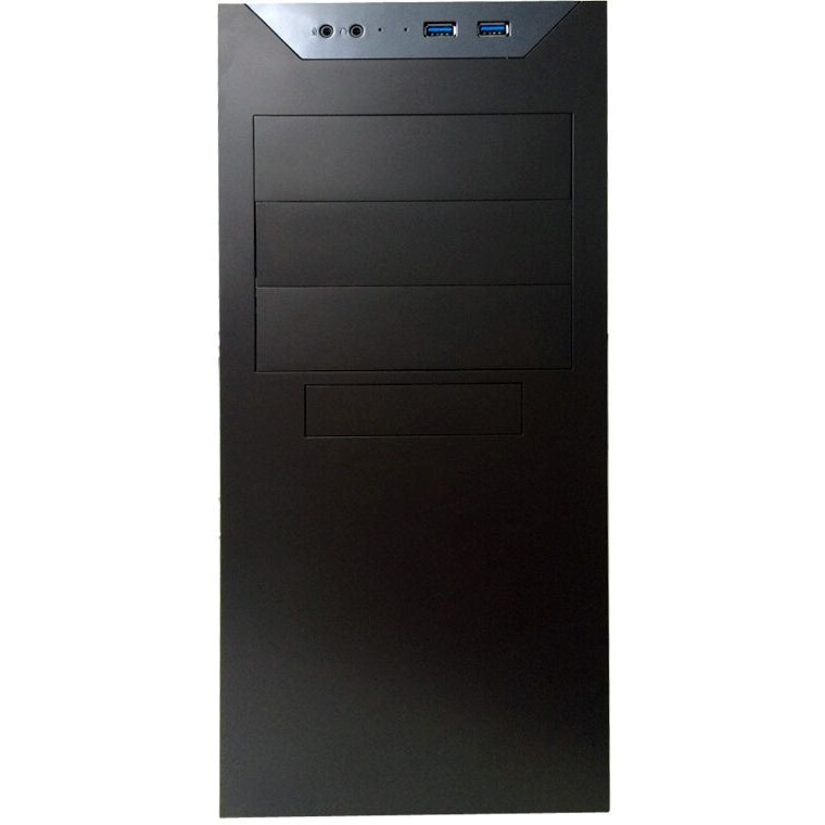 Компьютерный корпус  Case Foxline FL-886 ATX case, black, w/o PSU, w/2xUSB3.0, w/o pwrcord, w/o FAN