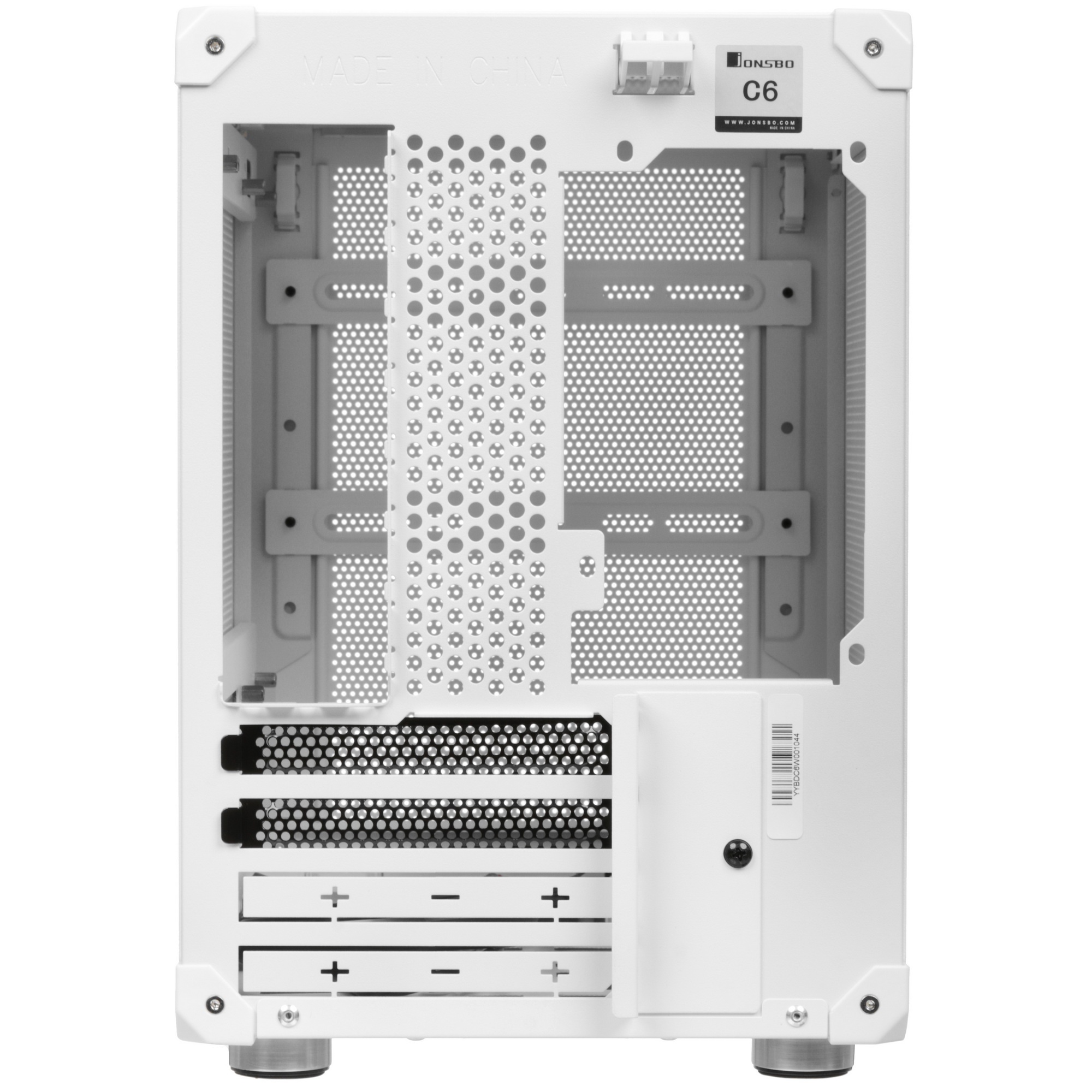 Корпус без блока питания Case JONSBO C6, Mini-Tower, no fan, 1xUSB-A 3.2 + 1xUSB-C 3.2, mATX, mITX W
