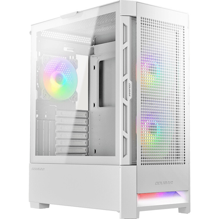 Компьютерный корпус Gigabyte C102W GB-C102GI белый без БП M-ATX 5x120mm 4x140mm 2xUSB3.0 audio bott